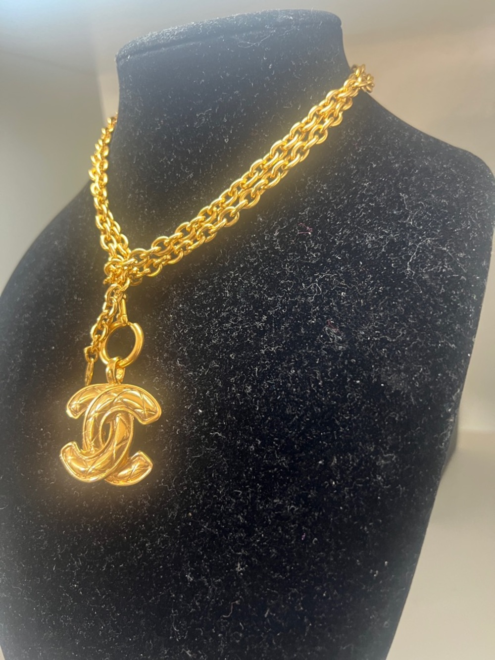 CHANEL 24kgp CC Pendant Chain Necklace - Picture 9 of 10
